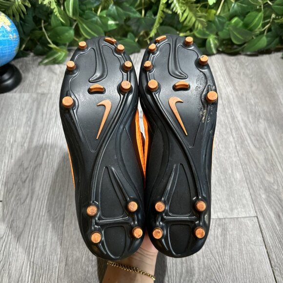 Nike Hypervenom Phelon FG Orange Black Cleats 599730-008 US 7 UK 6 Rare main image 5